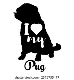  dog silhouette, dog, dog breeds, logo, vector, silhouette, i love my dog, animal, illustration, icon, sign, design, black, symbol, pet, love