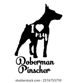  dog silhouette, dog, dog breeds, logo, vector, silhouette, i love my dog, animal, illustration, icon, sign, design, black, symbol, pet, love