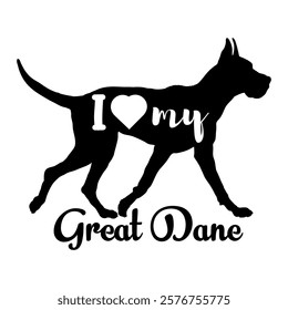  dog silhouette, dog, dog breeds, logo, vector, silhouette, i love my dog, animal, illustration, icon, sign, design, black, symbol, pet, love