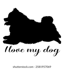 dog silhouette, dog, dog breeds, logo, vector, silhouette, i love my dog, animal, illustration, icon, sign, design, black, symbol, pet, love

