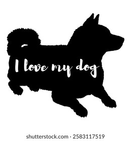 dog silhouette, dog, dog breeds, logo, vector, silhouette, i love my dog, animal, illustration, icon, sign, design, black, symbol, pet, love
