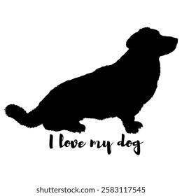 dog silhouette, dog, dog breeds, logo, vector, silhouette, i love my dog, animal, illustration, icon, sign, design, black, symbol, pet, love
