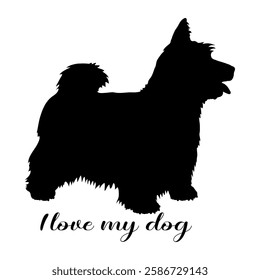 dog silhouette, dog, dog breeds, logo, vector, silhouette, i love my dog, animal, illustration, icon, sign, design, black, symbol, pet, love
