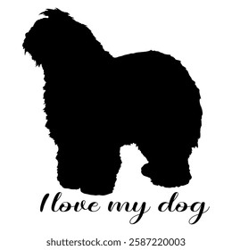 Dog silhouette, dog, dog breeds, logo, vector, silhouette, i love my dog, animal, illustration, icon, sign, design, black, symbol, pet, love