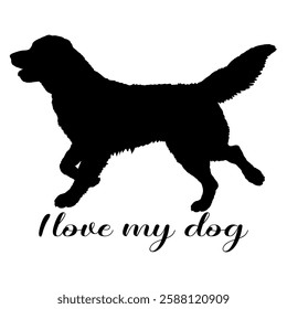 dog silhouette, dog, dog breeds, logo, vector, silhouette, i love my dog, animal, illustration, icon, sign, design, black, symbol, pet, love
