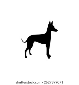 Dog Silhouette, can use for Logo, Art Illustration, Apps, Pictogram, Website, or Graphic Design Element. Vector Illustration 