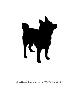 Dog Silhouette, can use for Logo, Art Illustration, Apps, Pictogram, Website, or Graphic Design Element. Vector Illustration 