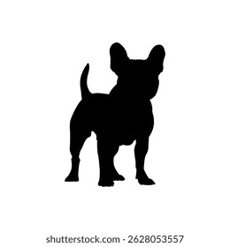 Dog Silhouette, can use for Logo, Art Illustration, Apps, Pictogram, Website, or Graphic Design Element. Vector Illustration 