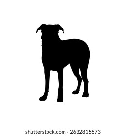 Dog Silhouette, can use for Logo, Art Illustration, Apps, Pictogram, Website, or Graphic Design Element. Vector Illustration 