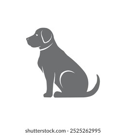 Dog silhouette collection vector. Dog in various poses and activities like jumping, sitting, running, playing, and standing. Silhouette black puppies, pet dog vector isolated on a white background.