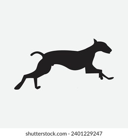 dog silhouette design,  dog vector, black 