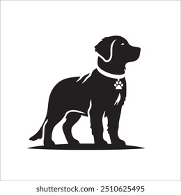 Dog silhouette design vector eps