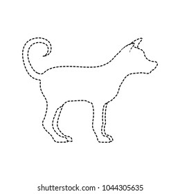 dog silhouette icon