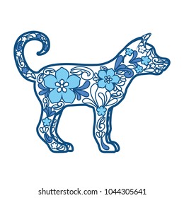 dog silhouette icon