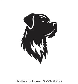 Dog silhouette Icon, vector design