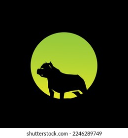 Dog silhouette illustration for all