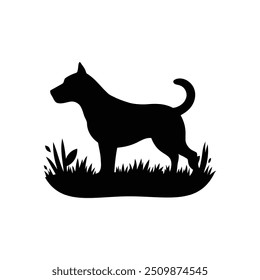 Dog Silhouette illustration  With Vector File