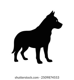 Dog Silhouette illustration  With Vector File