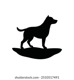 Dog Silhouette illustration  With Vector File