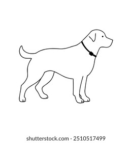 Dog Silhouette illustration  With Vector File