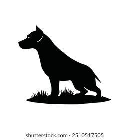 Dog Silhouette illustration  With Vector File