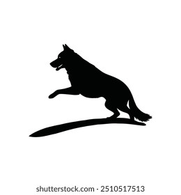 Dog Silhouette illustration  With Vector File