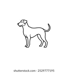 Dog Silhouette illustration With Vector File