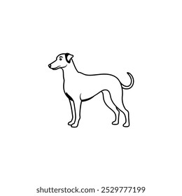 Dog Silhouette illustration With Vector File
