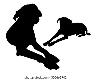 Dog Silhouette Set