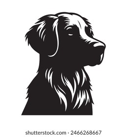 Hund Silhouette Vektorgrafik weiß Hintergrund .Hand gezeichnet niedliche Doodles Illustration 