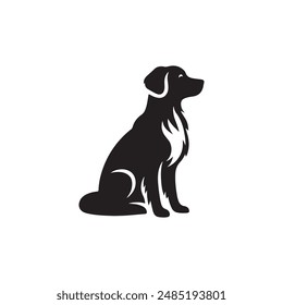 Dog  silhouette vector design eps