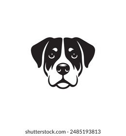 Diseño de Vector de silueta de perro eps
