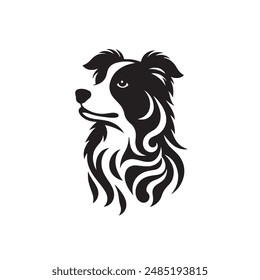 Dog  silhouette vector design eps