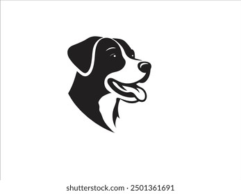 Diseño de Vector de silueta de perro eps