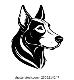 dog silhouette vector design eps
