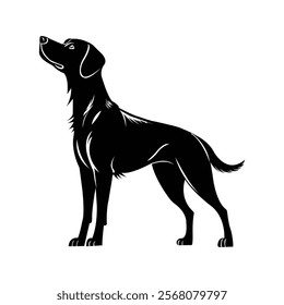 Dog silhouette vector design eps