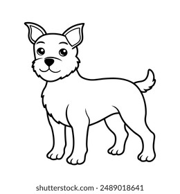 Dog Silhouette vector design eps2