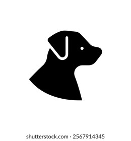 dog silhouette vector  design illustration 