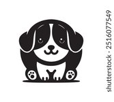 Dog Silhouette vector eps Dog illustration,  art, Dog Drawing