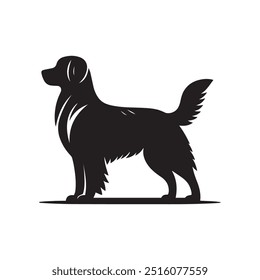 Dog Silhouette vector eps Dog illustration,  art, Dog Drawing