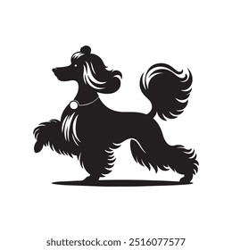 Dog Silhouette vector eps Dog illustration,  art, Dog Drawing