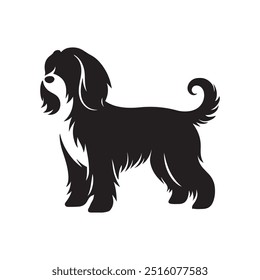 Dog Silhouette vector eps Dog illustration,  art, Dog Drawing