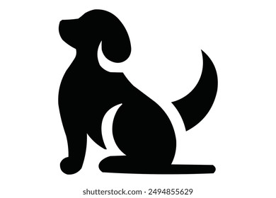 Dog Silhouette in Vector Format