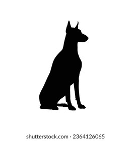 Dog Silhouette Vector. Dog Vector Illustration.
