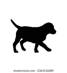 Dog Silhouette Vector. Dog Vector Illustration.