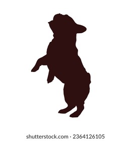 Dog Silhouette Vector. Dog Vector Illustration.