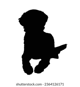 Dog Silhouette Vector. Dog Vector Illustration.