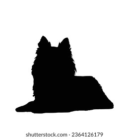 Dog Silhouette Vector. Dog Vector Illustration.