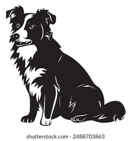 Dog silhouettes vector, Dog breeds silhouettes, Dog icon, Black dog silhouette