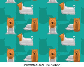 Dog Silky Cartoon Seamless Wallpaper